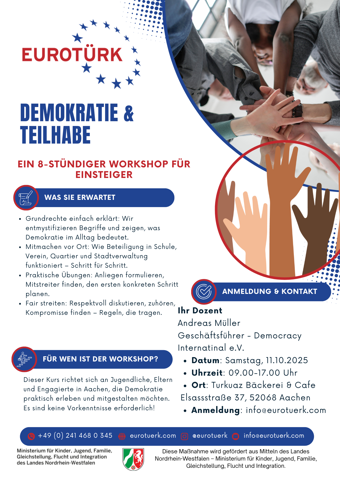 Demokratie & Teilhabe – gemeinsam mit Democracy International e. V.