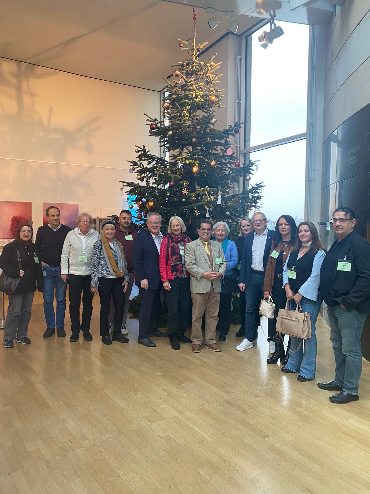 Besuch der Deutsch-Türkischen Gesellschaft Eurotürk im Landtag Düsseldorf